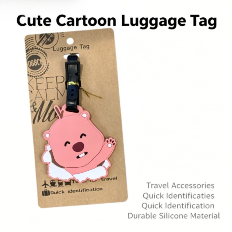 Travel Accessories Teens - Etiqueta de Bagagem Kawaii Pororo Loopy