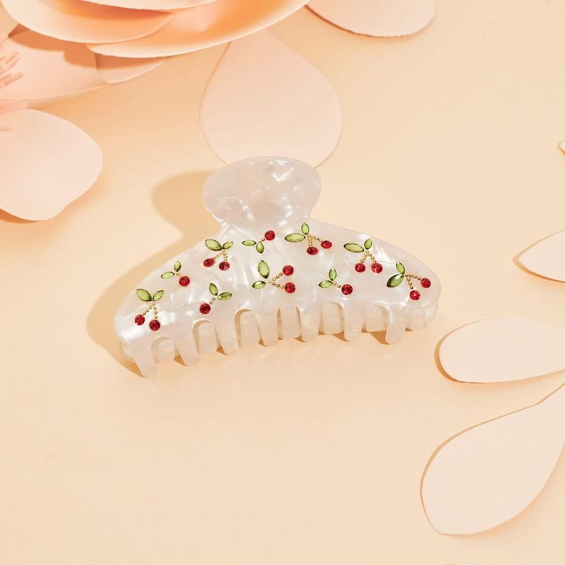 Travel Accessories For Elderly - 1 peça grampo de cabelo cereja,