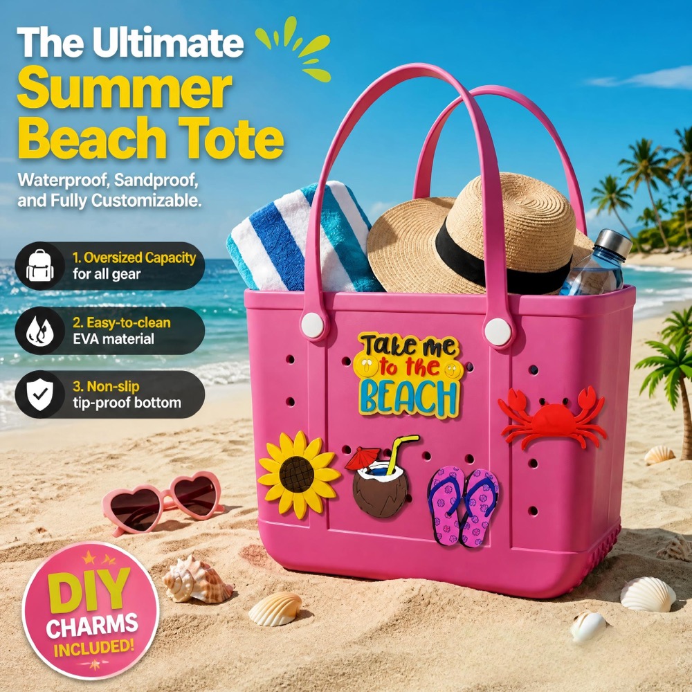Travel Accessories To Gift - Bolsa de Praia de Borracha Grande