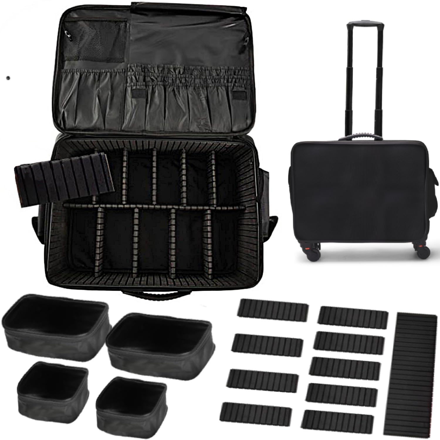 Travel Accessories For Train - Salon Rolling Makeup Case Train, Caso