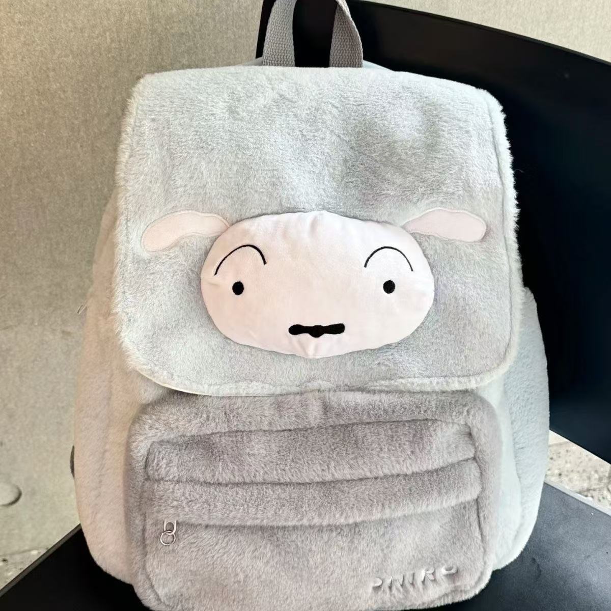 Travel Accessories Teens - Mochila de Pelúcia Anime Kawaii Crayon