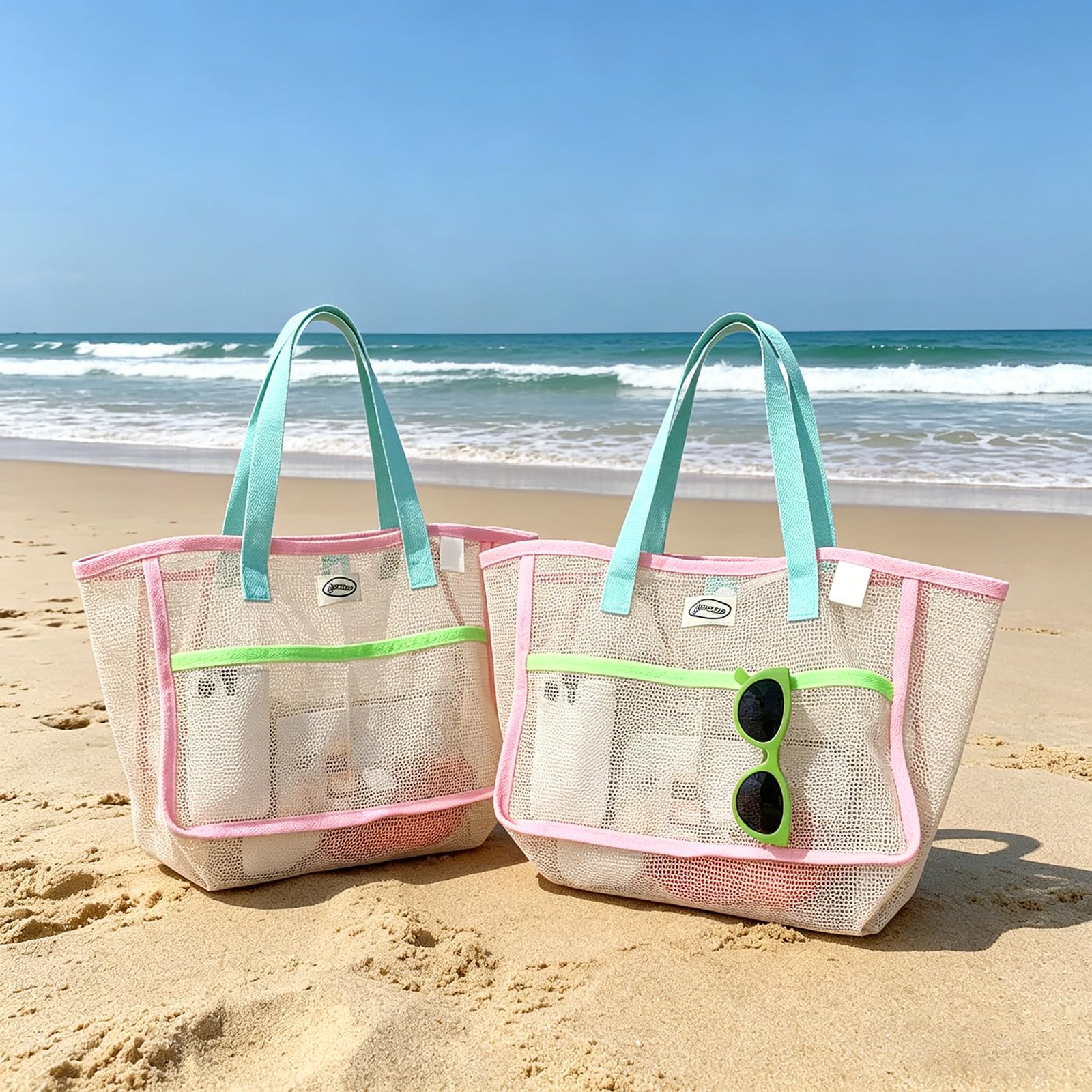 Travel Accessories Us - Bolsas de Praia para Mulheres, Coloridas,