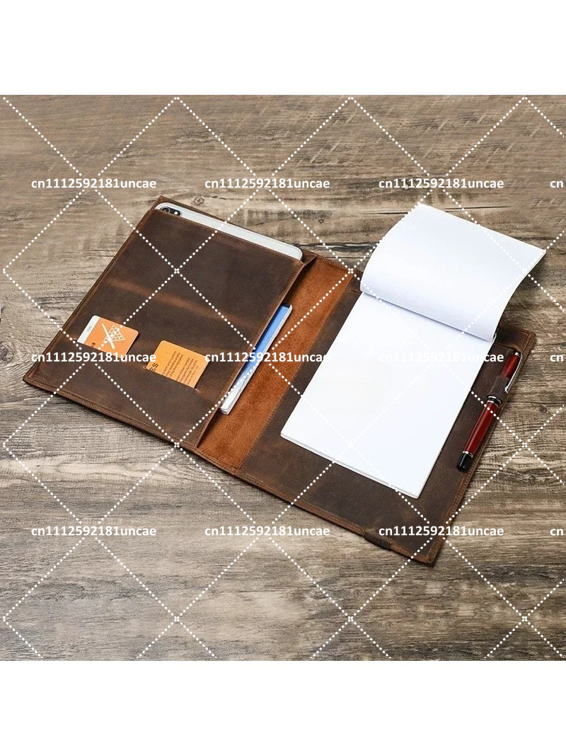 Document Organizer Folder - Pasta de Documentos Retro em Couro