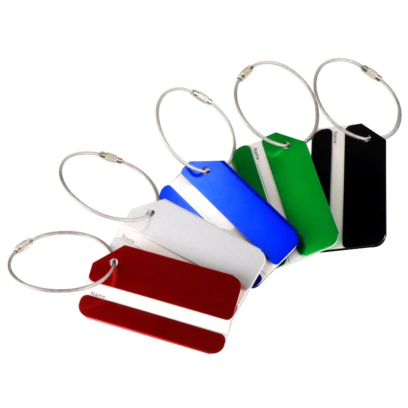 Travel Accessories For Train - 1pc liga de alumínio etiqueta de