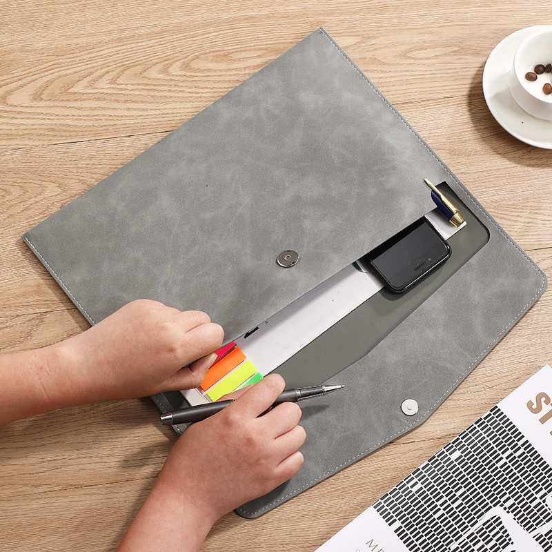Document Organizer Folder - Pasta de Documentos A4 em Couro
