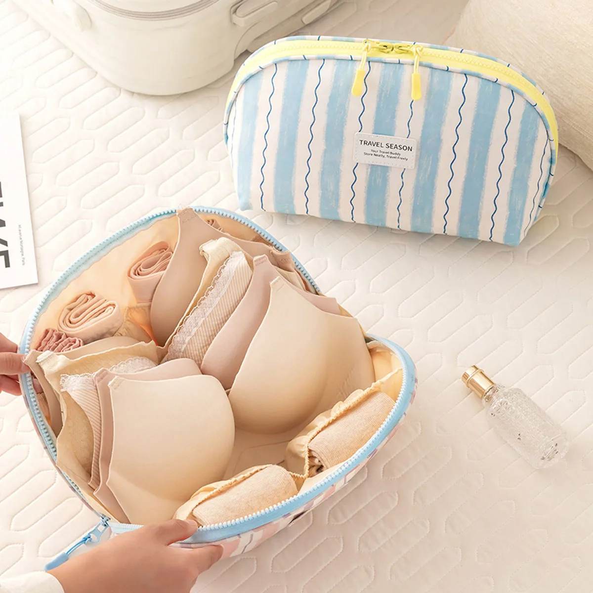 Travel Accessories Us - Bolsa de armazenamento de roupas íntimas,