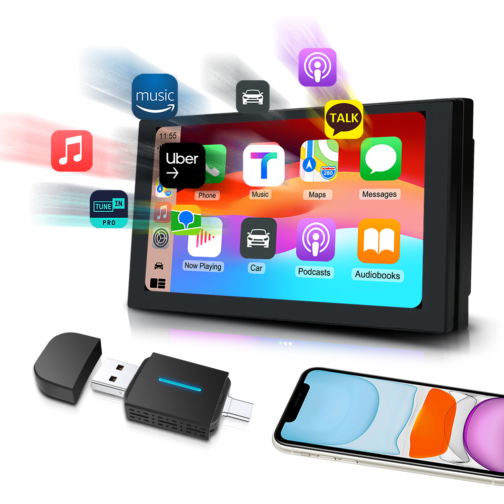 Travel Plug Type C - Dongle 2 em 1 para Carplay
