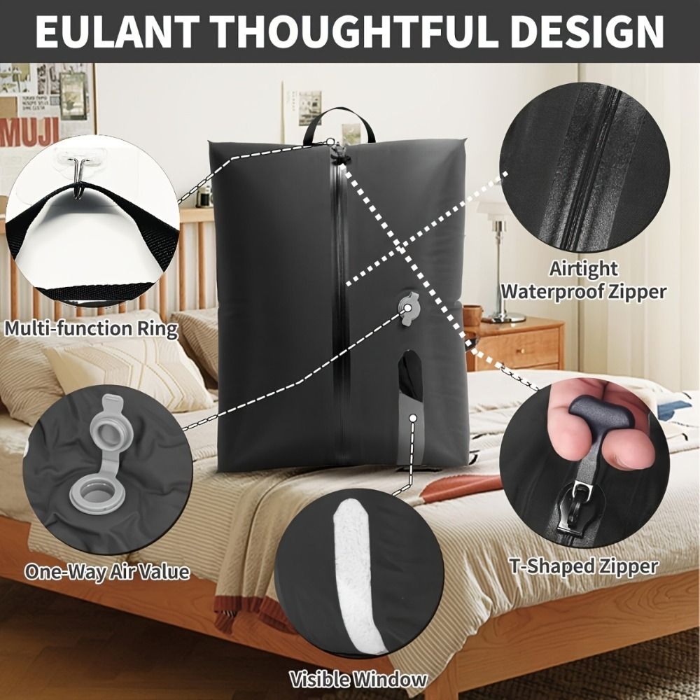Novas Sacolas a Vácuo Reutiliz - Compression Bag Vacuum avaliação e preço