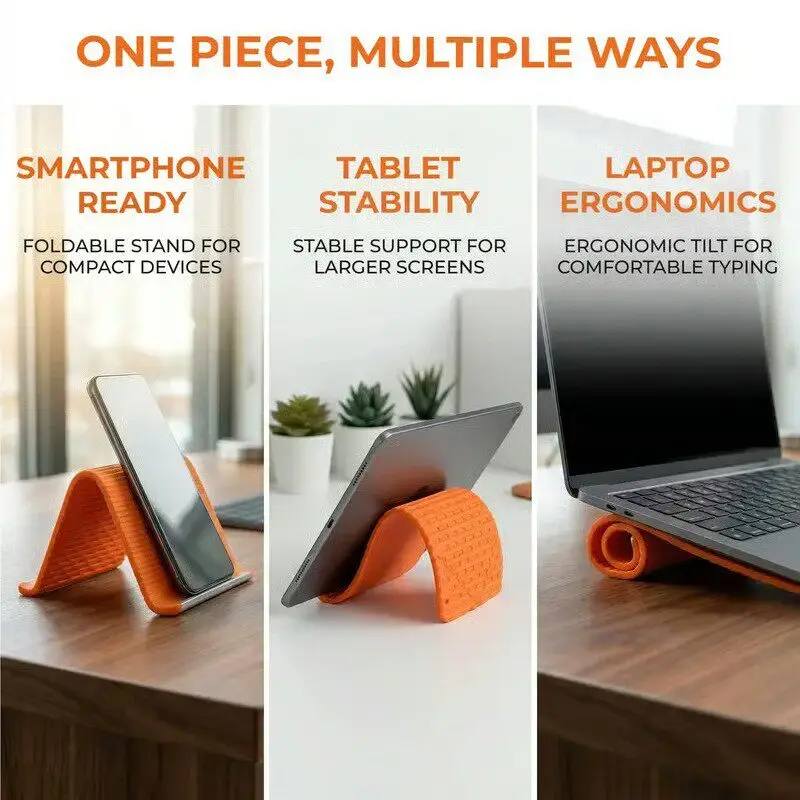 Suporte de Silicone Dobrável p - Travel Accessories To Gift avaliação e preço