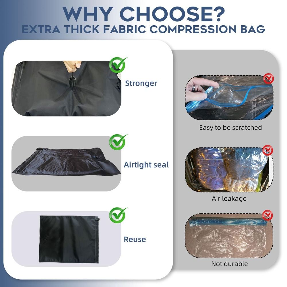 Sacos a Vácuo Reutilizáveis pa - Compression Bag Vacuum avaliação e preço