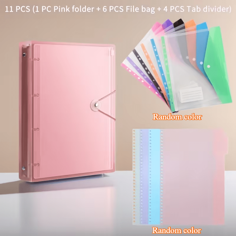 Conjunto de 11 Pastas A4 com F - Document Organizer Folder avaliação e preço