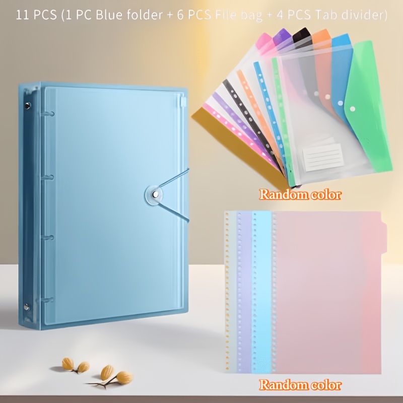 Conjunto de 11 Pastas A4 com F - Document Organizer Folder avaliação e preço