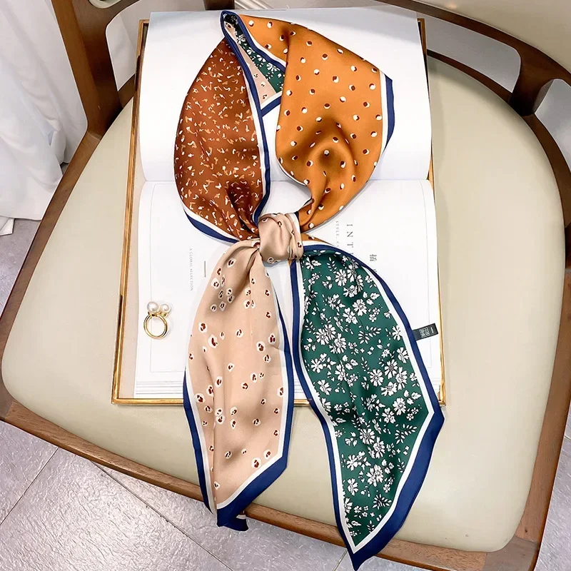 Lenço Estreito Estampado Xadre - Travel Accessories Luxury Brands avaliação e preço