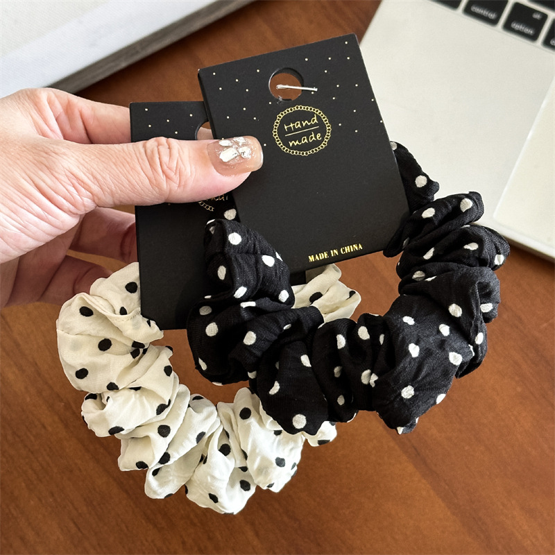 11cm/14cm dot pano scrunchies  - Travel Accessories To Gift avaliação e preço