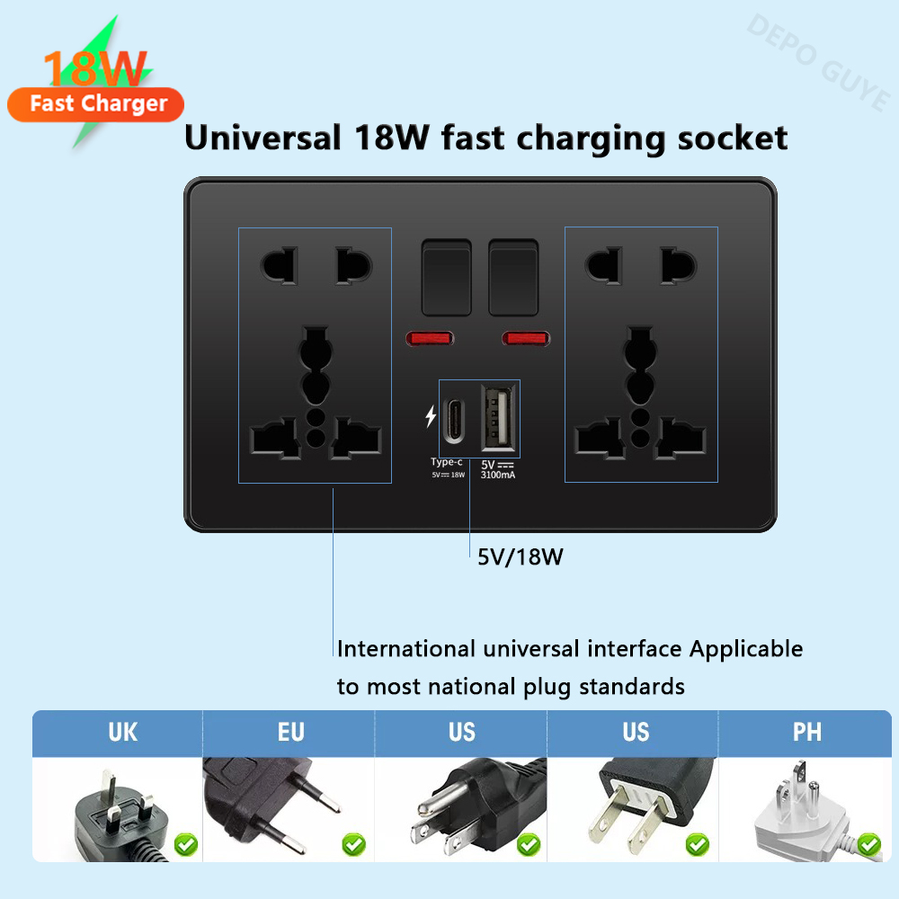 Universal USB Tipo-C Interrupt - Travel Accessories Uk avaliação e preço