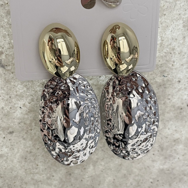 Brincos de Metal Oval para Mul - Travel Accessories For Europe avaliação e preço