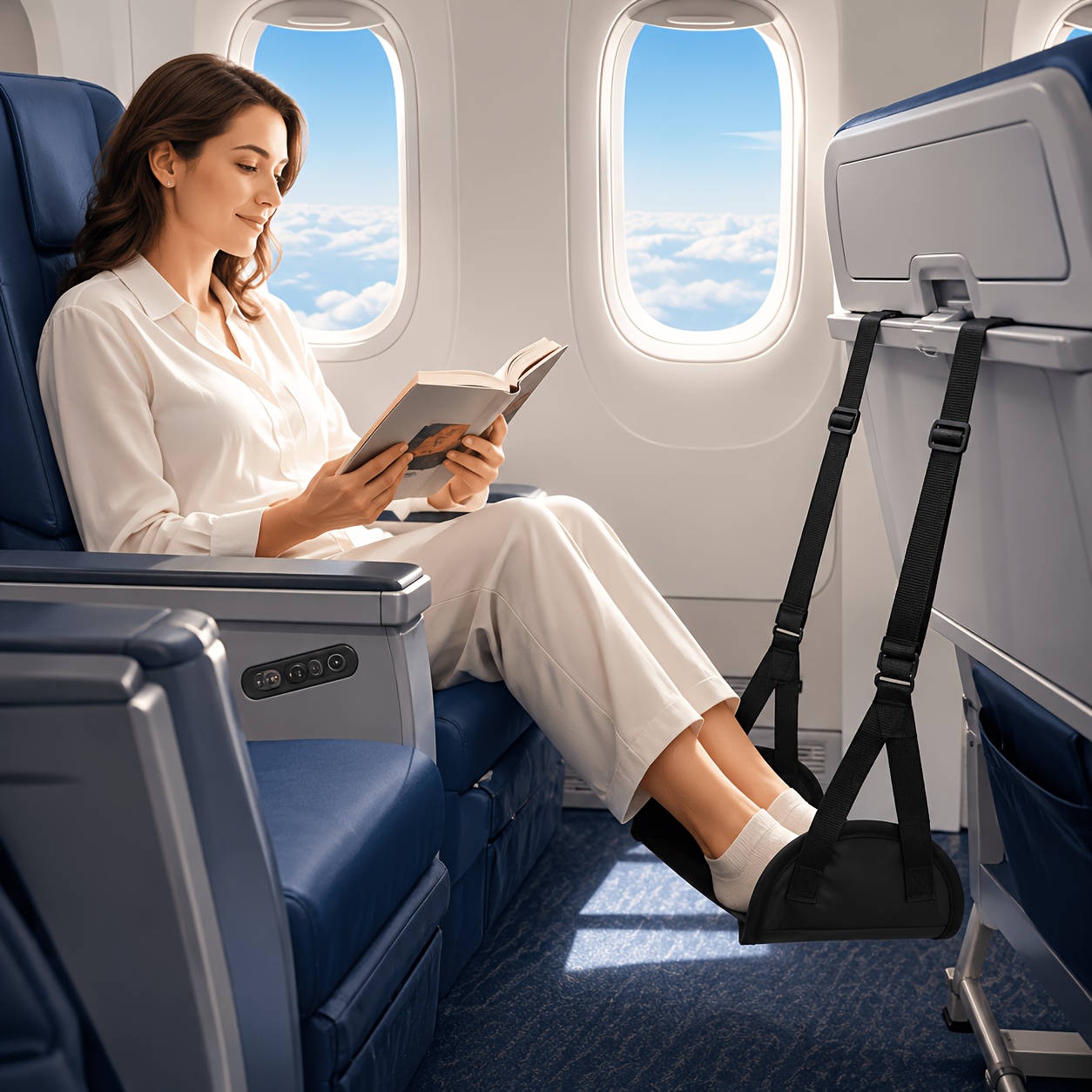 1 unidade de apoio para os pés - Travel Accessories For Train avaliação e preço
