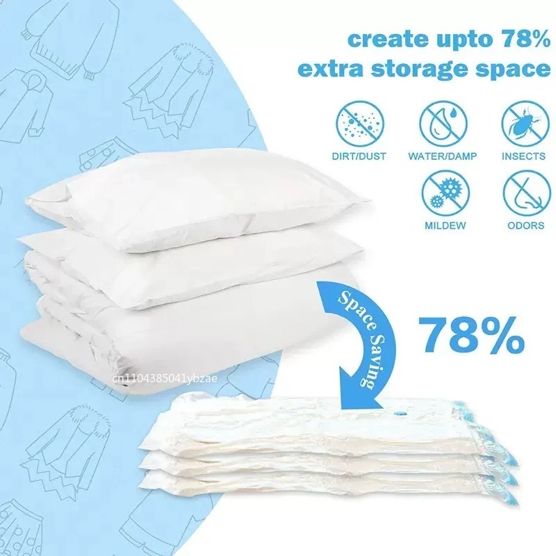1/3/5PCS Saco a Vácuo e Capa p - Compression Bag Vacuum avaliação e preço
