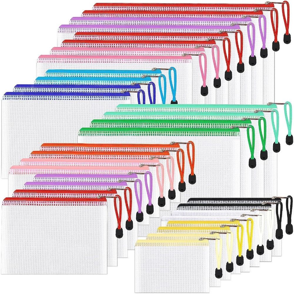 Sacos de maquiagem cosmética m - Document Organizer Folder avaliação e preço