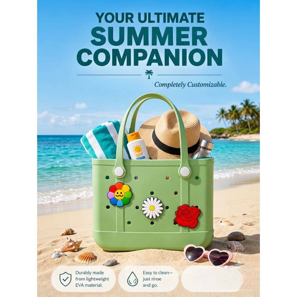 Bolsa de Praia de Borracha Gra - Travel Accessories To Gift avaliação e preço