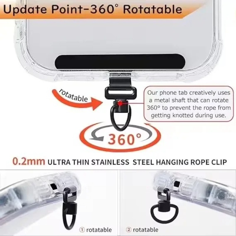 Clipe de Cordão para Telefone  - Travel Adapter Universal avaliação e preço