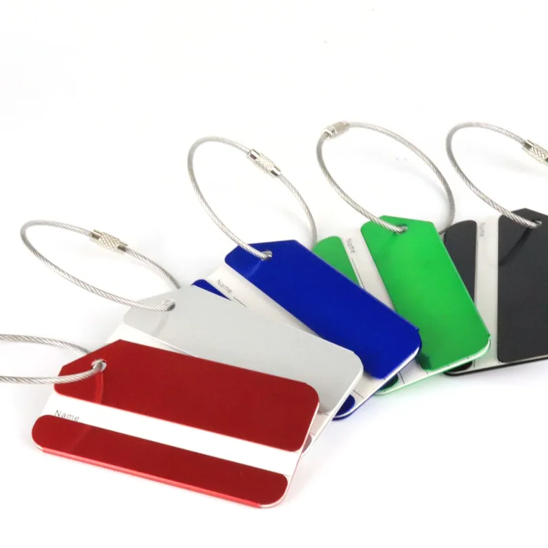 1pc liga de alumínio etiqueta  - Travel Accessories For Train avaliação e preço