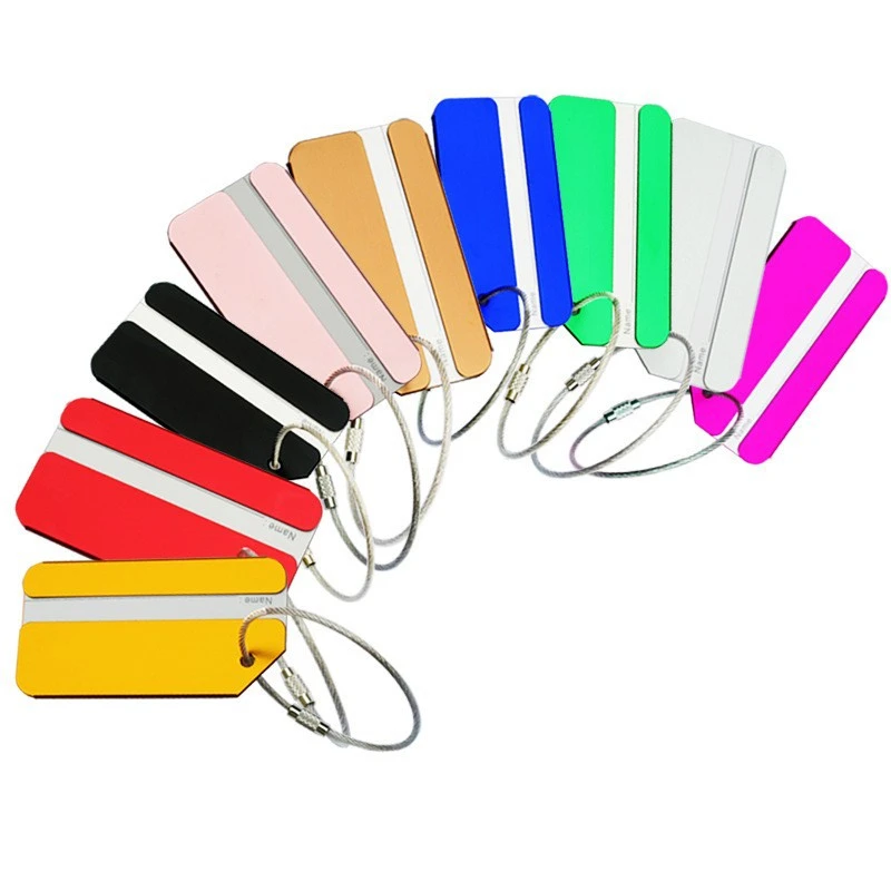 1pc liga de alumínio etiqueta  - Travel Accessories For Train avaliação e preço
