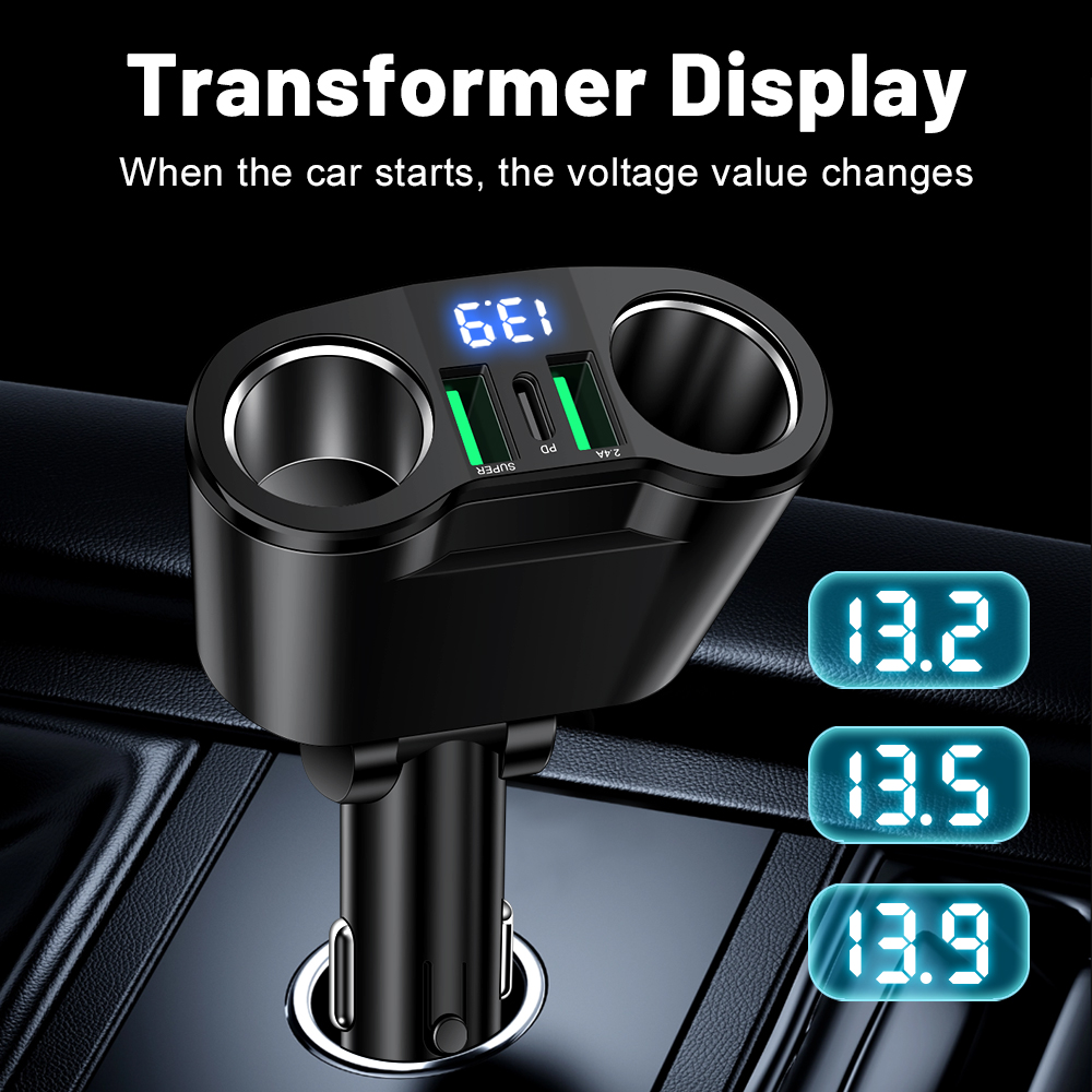 Adaptador de carregador de car - Travel Plug Type C avaliação e preço