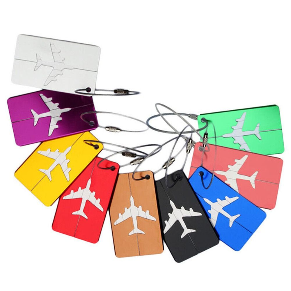 Alumínio Bagagem Tags com Cord - Travel Accessories For Europe avaliação e preço