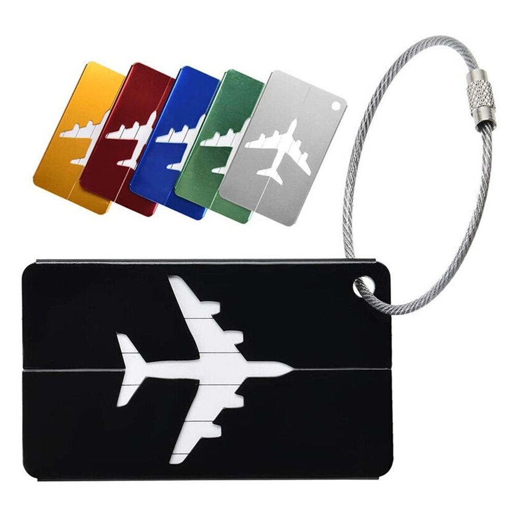 Alumínio Bagagem Tags com Cord - Travel Accessories For Europe avaliação e preço