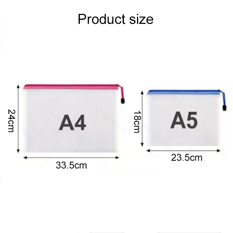 5/20PCS Bolsas de malha com zí - Document Organizer Folder avaliação e preço