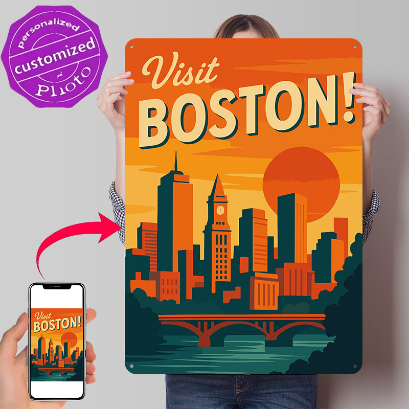 Pôster Metálico Vintage de Via - Travel Accessories For Europe avaliação e preço