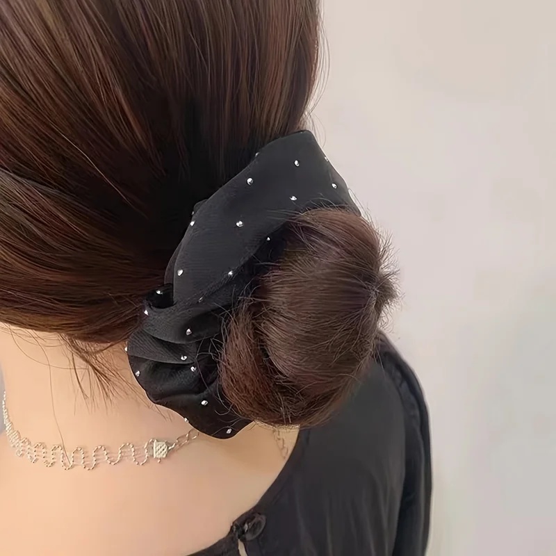 1/3PCS Scrunchies de Cetim com - Travel Accessories For Elderly avaliação e preço